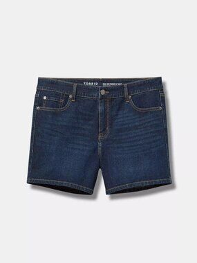 Torrid High-Rise Perfect 5 Short Vintage Stretch Size 20 Denim Jean Sea Change